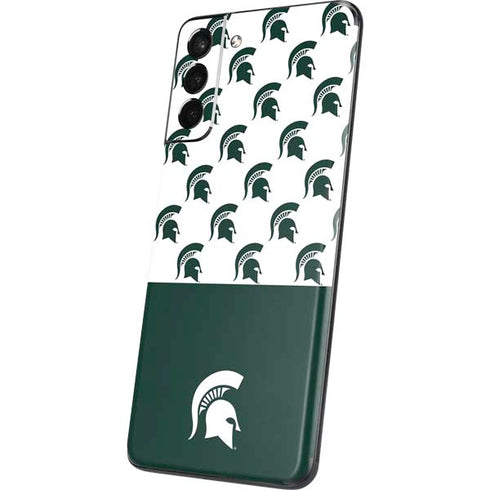 Michigan State University Spartans MSU Split Galaxy S21 Plus 5G Skin